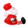 Jouets en peluche de Noël de père et de s&#39;asseoir Jouets en peluche de Santa Claus